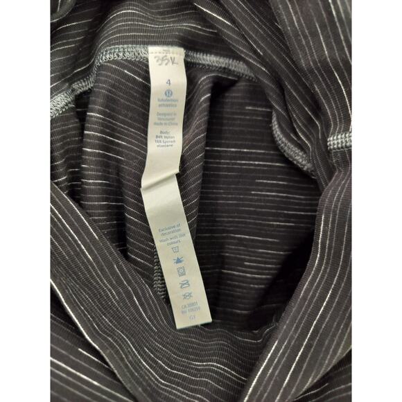 Lululemon Athletica Women's leggings Size 4 Color black and gray - Picture 6 of 8